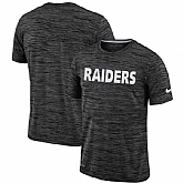 Men's Oakland Raiders Nike Black Velocity Performance T-Shirt,baseball caps,new era cap wholesale,wholesale hats